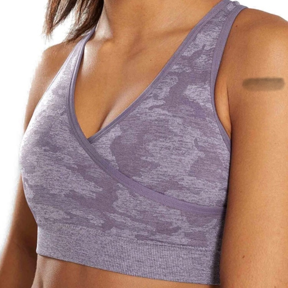 Purple Camo Sports Bra XL
